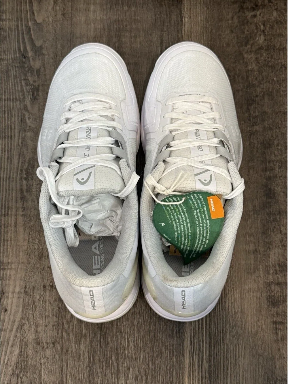 Head Sprint PRO 3.5 Size 7 US Women Shoes Tennis Pickleball White